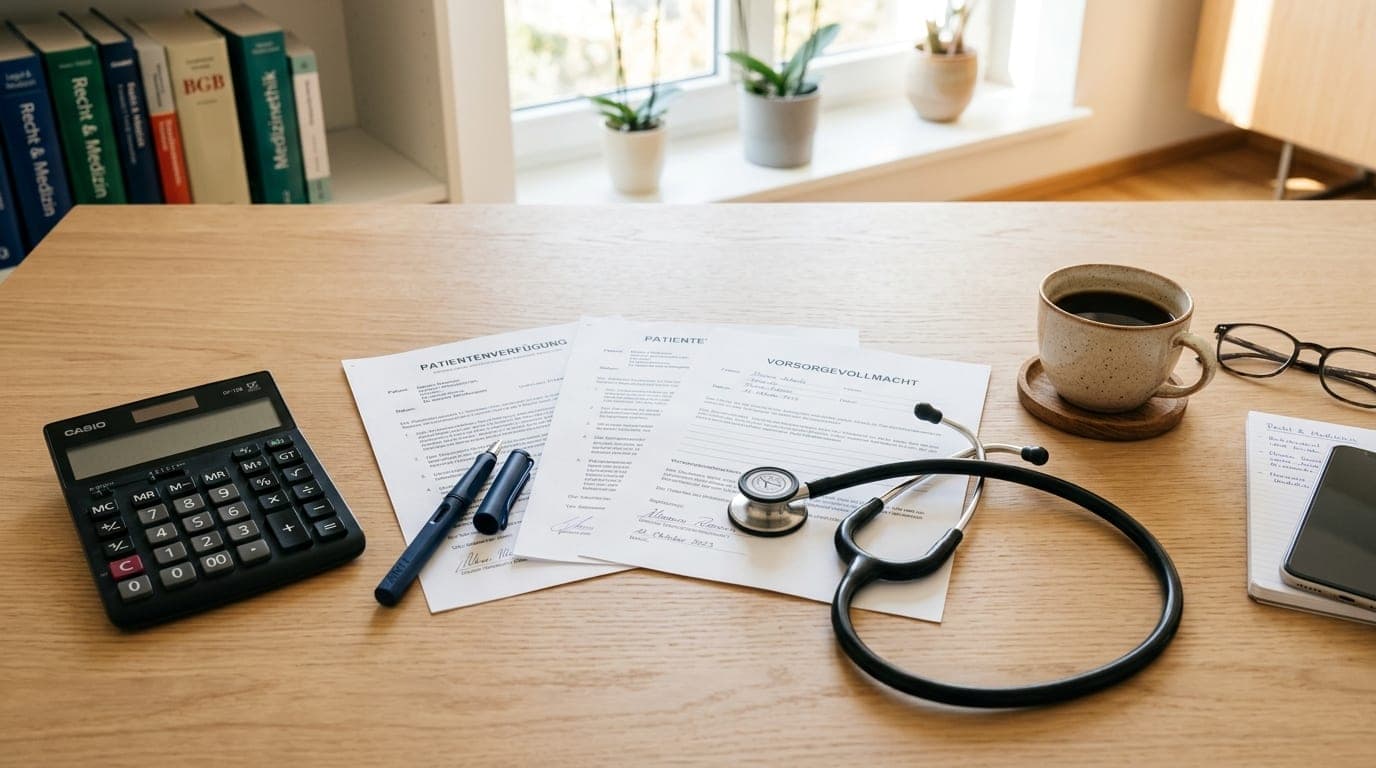 Vergleich verschiedener Patientenverfügungen und Kosten